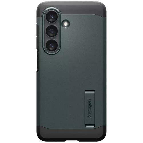 Spigen Tough Armor MagFit Samsung Galaxy S26 tok, MagSafe, Abyss Green, zöld