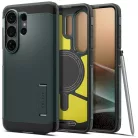 Spigen Tough Armor MagFit Samsung Galaxy S26 Ultra tok, MagSafe, Abyss Green, zöld