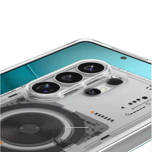 Spigen Ultra Hybrid MagFit Samsung Galaxy S26 Ultra tok, MagSafe, Neo One, átlátszó