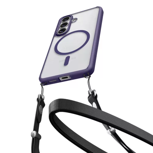 Spigen Ultra Hybrid MagFit Samsung Galaxy S26 tok, MagSafe, Deep Purple, lila