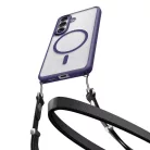 Spigen Ultra Hybrid MagFit Samsung Galaxy S26 Plus tok, MagSafe, Deep Purple, lila