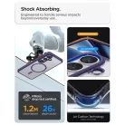 Spigen Ultra Hybrid MagFit Samsung Galaxy S26 Plus tok, MagSafe, Deep Purple, lila