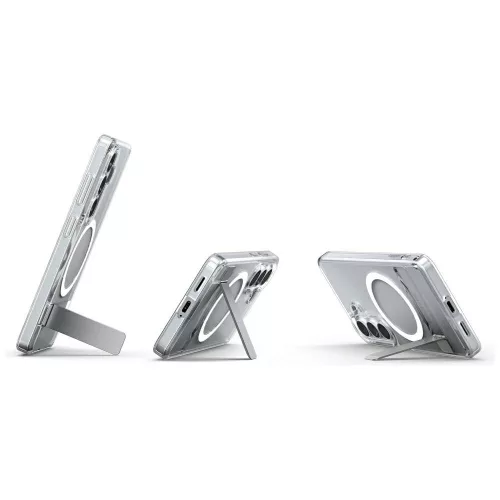 Spigen Ultra Hybrid S MagFit Samsung Galaxy S26 tok, MagSafe, Clear White, átlátszó-fehér