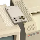 Spigen Classic LS Apple iPhone 17 Pro tok, MagSafe, Stone, szürke