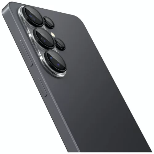 Spigen Glas.tR EZ Fit Optik Pro HD Samsung Galaxy S26 Ultra Tempered kameralencse-védő fólia felhelyező kerettel, fekete (2db)