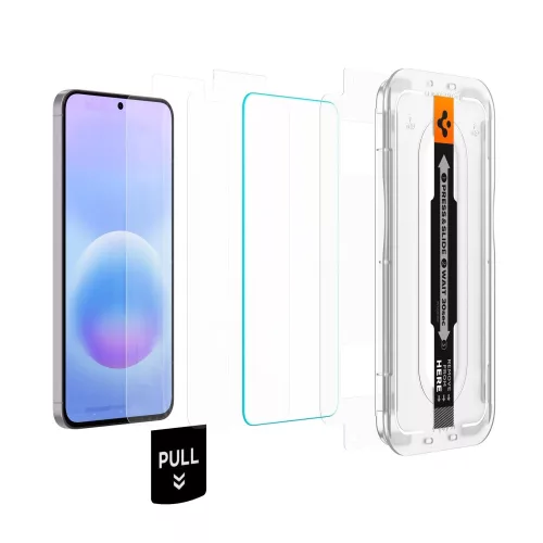 Spigen Glas.tR EZ Fit Pro Samsung Galaxy A57 tempered kijelzővédő fólia felhelyező kerettel (2db)