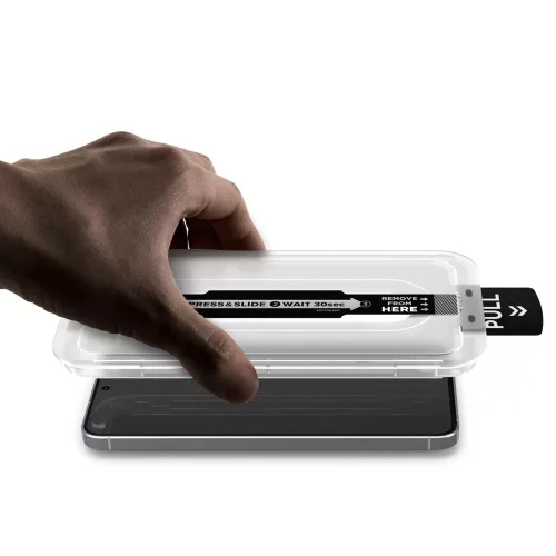 Spigen Glas.tR EZ Fit Pro Samsung Galaxy A57 tempered kijelzővédő fólia felhelyező kerettel (2db)