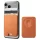 Spigen Valentinus Apple iPhone Magsafe kártyatartó, MagSafe, Metallic Orange, narancs (3db kártyához)