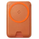 Spigen Valentinus Magfit+ Apple iPhone Magsafe kártyatartó, MagSafe, Metallic Orange, narancs (3db kártyához)