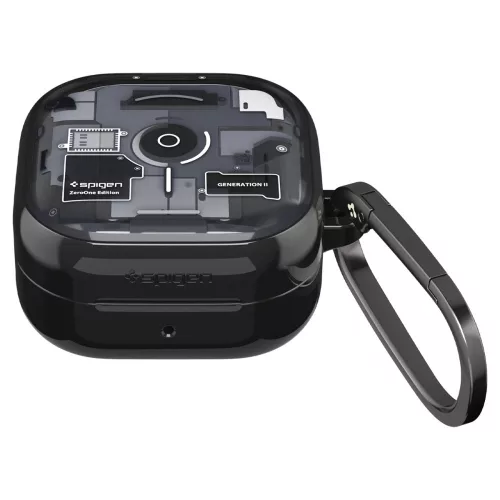 Spigen Ultra Hybrid Samsung Galaxy Buds 4 / Buds 4 Pro tok, Zero One, fekete