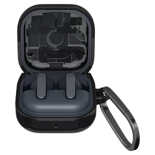 Spigen Ultra Hybrid Samsung Galaxy Buds 4 / Buds 4 Pro tok, Zero One, fekete
