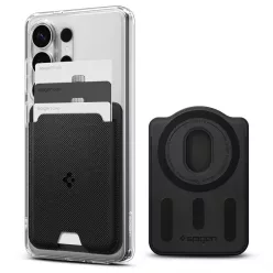  Spigen Urban Fit mágneses kártyatartó, MagSafe, Black, fekete (3db kártyához)