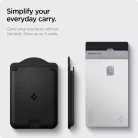 Spigen Urban Fit mágneses kártyatartó, MagSafe, Black, fekete (3db kártyához)