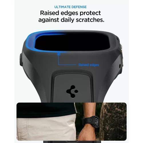 Spigen Liquid Air Pro Apple Watch Ultra 3 / 2 / 1 49mm tok / szíj, fekete