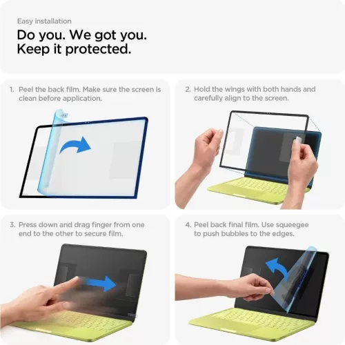 Spigen Glas.tR Apple Macbook Neo 13 (2026) tempered glass kijelzővédő fólia