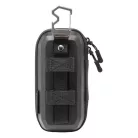 Spigen Lock Fit LF520 szemüveg tartó tok / táska, fém cipzárral, merev strapabíró kialakítással, üveg nyitóval, fekete