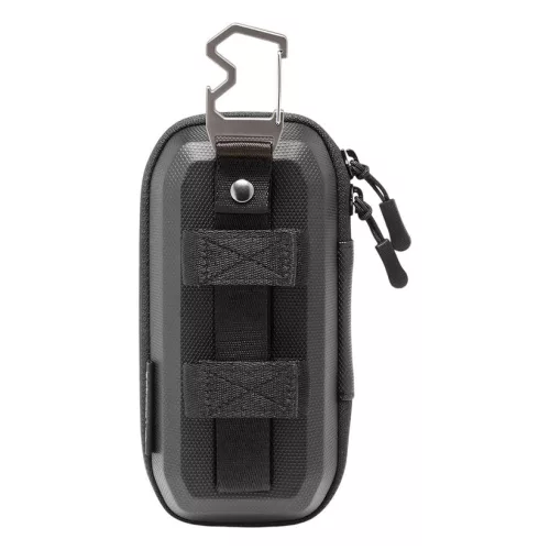 Spigen Lock Fit LF520 szemüveg tartó tok / táska, fém cipzárral, merev strapabíró kialakítással, üveg nyitóval, fekete
