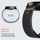 Spigen Athlex Garmin Quick Release 22mm Active szíj, fekete / narancs