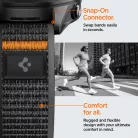 Spigen Athlex Garmin Quick Release 22mm Active szíj, fekete / narancs
