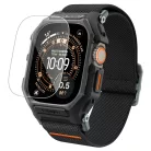Spigen Lite Fit Pro Apple Watch Ultra 3 / 2 / 1 49mm tok / szíj, kijelzővédő felülettel, matt fekete