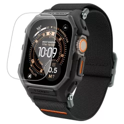   Spigen Lite Fit Pro Apple Watch Ultra 3 / 2 / 1 49mm tok / szíj, kijelzővédő felülettel, matt fekete