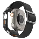 Spigen Lite Fit Pro Apple Watch Ultra 3 / 2 / 1 49mm tok / szíj, kijelzővédő felülettel, matt fekete