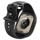 Spigen Liquid Air Pro Apple Watch Ultra 3 / 2 / 1 49mm tok / szíj, kijelzővédő felülettel, matt fekete