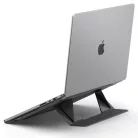 Spigen LD201-S6 összecsukható asztali laptop tartó, max. 14col, kompakt, sötétszürke