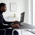 Spigen LD201-S6 összecsukható asztali laptop tartó, max. 14col, kompakt, sötétszürke