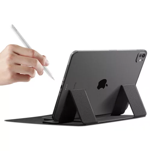 Spigen LD201-S8 összecsukható asztali laptop tartó, max. 16col, kompakt, sötétszürke