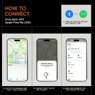 Spigen Tagme nyomkövető, Apple Find My / IOS kompatibilis, fekete-narancs