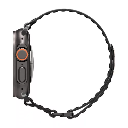 Spigen WBF0 Apple Watch Ultra 3 / 2 / 1 / SE / 11 / 10 / 9 / 8 (44/45/46/49mm) szíj, fekete