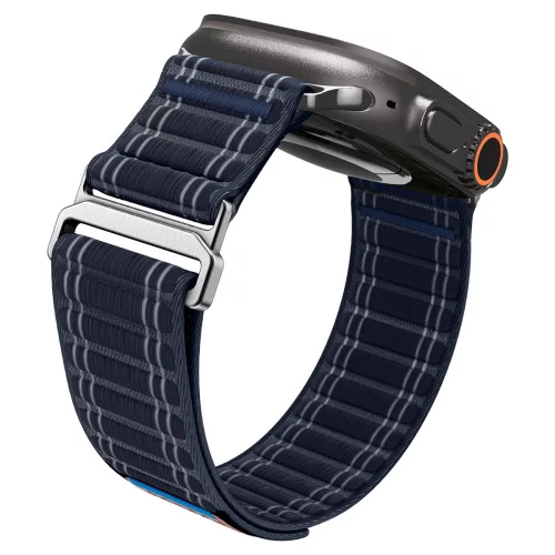 Spigen WBF0 Apple Watch Ultra 3 / 2 / 1 / SE / 11 / 10 / 9 / 8 (44/45/46/49mm) szíj, kék