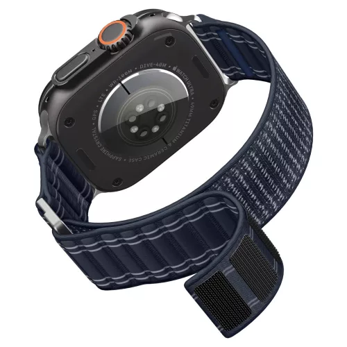 Spigen WBF0 Apple Watch Ultra 3 / 2 / 1 / SE / 11 / 10 / 9 / 8 (44/45/46/49mm) szíj, kék