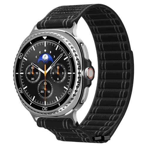 Spigen WBF0 Samsung Galaxy Watch 8 / Watch 8 Classic (40/44/46mm) szíj, fekete
