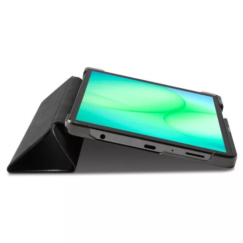 Spigen Smart Fold Samsung Galaxy Tab A11 / Tab A9 tok kitámasztóval, fekete