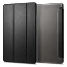 Spigen Smart Fold Samsung Galaxy Tab A11+ / Tab A9+ tok kitámasztóval, fekete