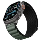 Spigen WBF1 Apple Watch Ultra 4 / 3 / 2 / 1 / SE / 12 / 11 / 10 / 9 / 8 (44/45/46/49mm) szíj, fekete-zöld