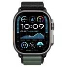 Spigen WBF1 Apple Watch Ultra 4 / 3 / 2 / 1 / SE / 12 / 11 / 10 / 9 / 8 (44/45/46/49mm) szíj, fekete-zöld