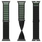 Spigen WBF1 Apple Watch Ultra 4 / 3 / 2 / 1 / SE / 12 / 11 / 10 / 9 / 8 (44/45/46/49mm) szíj, fekete-zöld