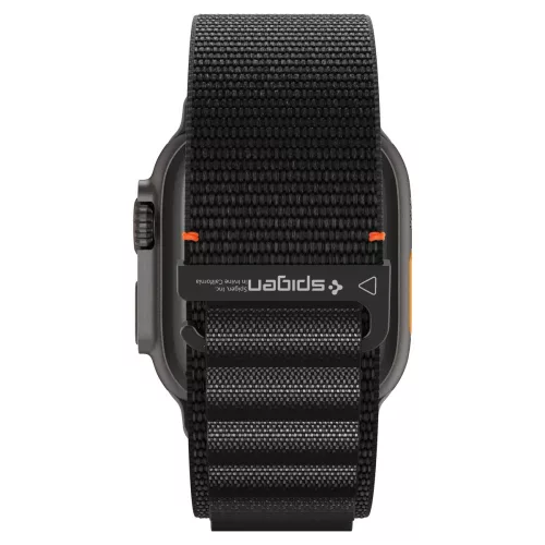Spigen WBF1 Apple Watch Ultra 4 / 3 / 2 / 1 / SE / 12 / 11 / 10 / 9 / 8 (44/45/46/49mm) szíj, fekete