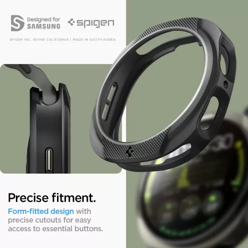 Spigen Liquid Air Samsung Galaxy Watch 8 Classic (46mm) tok, fekete
