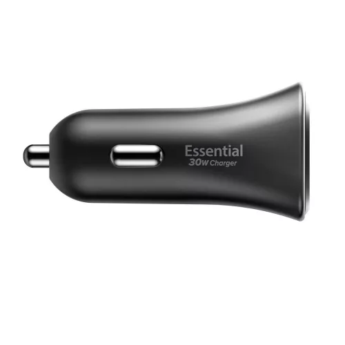 Spigen Essential EV301 autós töltő, USB-C, 30W, fekete