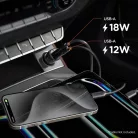 Spigen Essential EV302 autós töltő, 2xUSB-A, 30W, fekete