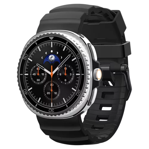Spigen WBF2 Samsung Galaxy Watch 8 / Watch 8 Classic (40/44/46mm) szíj, fekete