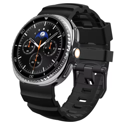 Spigen WBF2 Samsung Galaxy Watch 8 / Watch 8 Classic (40/44/46mm) szíj, fekete