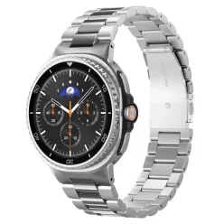   Spigen Modern Fit Samsung Galaxy Watch 8 / Watch 8 Classic (40/44/46mm) szíj, rozsdamentes acél, ezüst