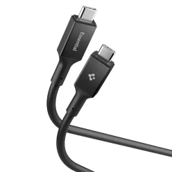   Spigen EB10020CC USB-C-USB-C töltő- és adatkábel, 100W, 2m, fekete