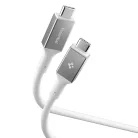 Spigen EB10020CC USB-C-USB-C töltő- és adatkábel, 100W, 2m, fehér