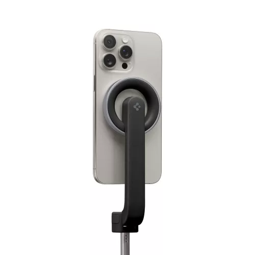 Spigen S571W Bluetooth mágneses Selfie-bot / selfie tripod, MagSafe, kompakt, töltő-és adatkábellel, fekete